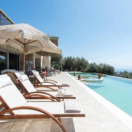 Summerwine Luxury Villa Sea View Private Pool Spartylas Екстериор снимка