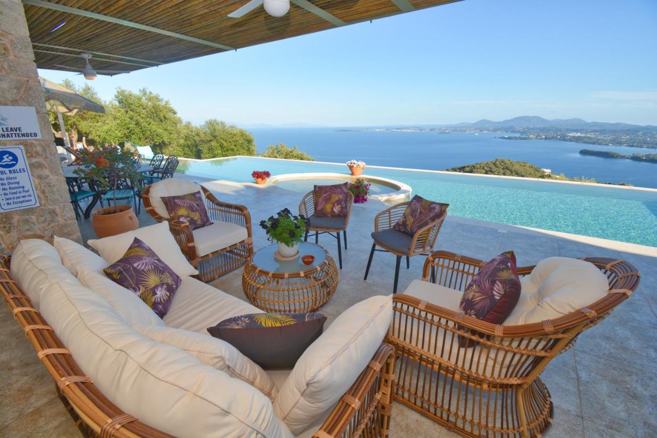 Summerwine Luxury Villa Sea View Private Pool Spartylas Екстериор снимка