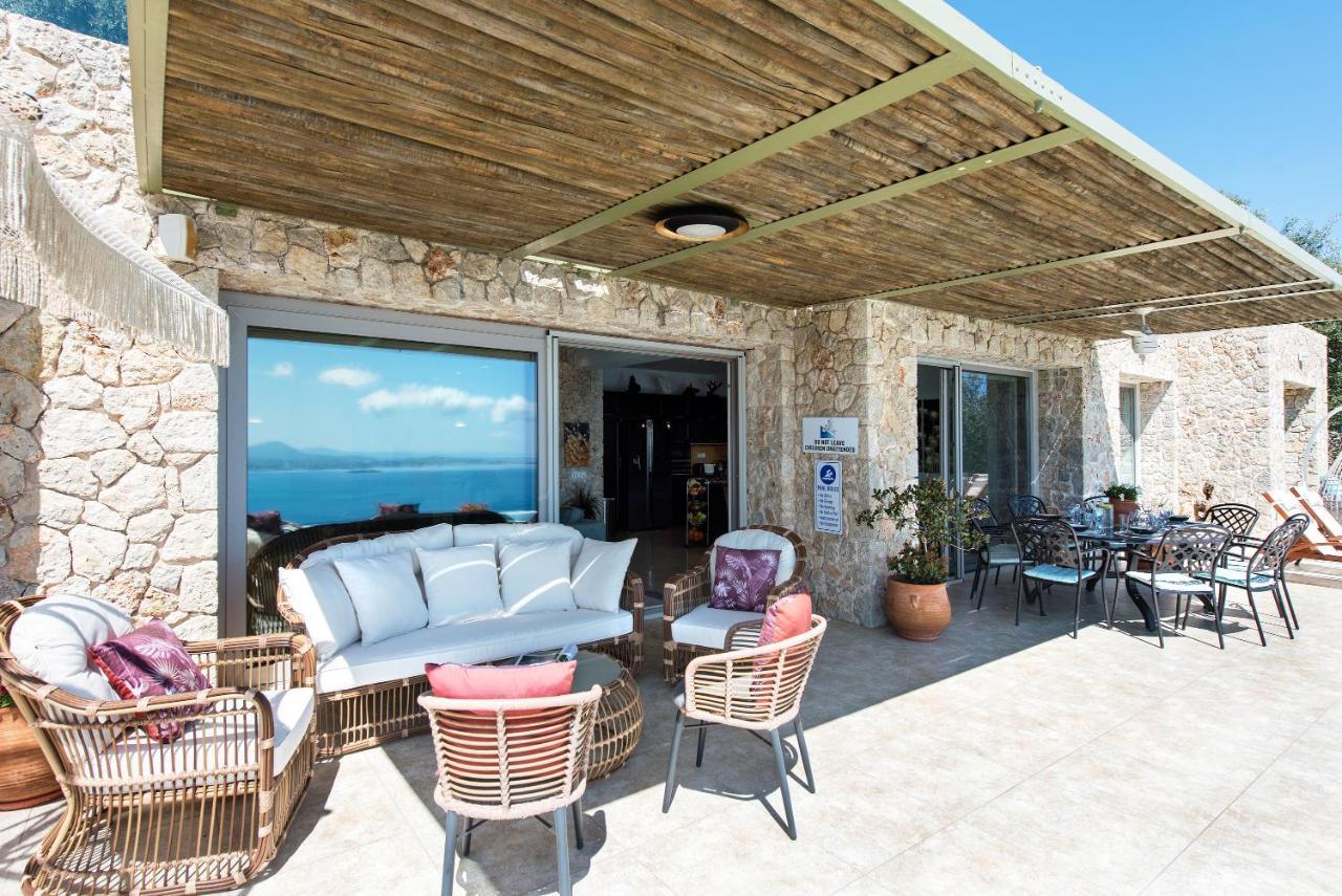 Summerwine Luxury Villa Sea View Private Pool Spartylas Екстериор снимка