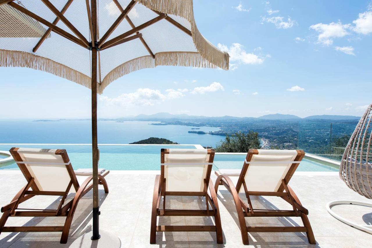 Summerwine Luxury Villa Sea View Private Pool Spartylas Екстериор снимка